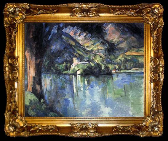 framed  Paul Cezanne Le Lac d